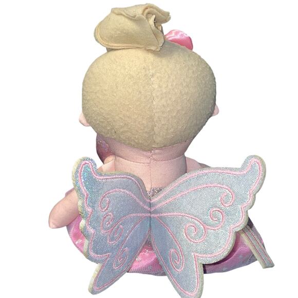 Linzy Toys Plush Rag Doll Princess Angel Wand Ballerina Sparkle Nursery Gift 15” - Picture 6 of 10